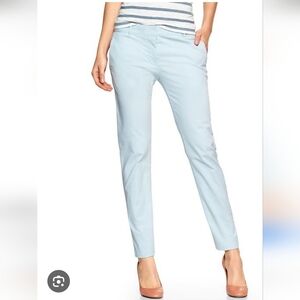 Gap Skinny Mini Light Blue Khakis